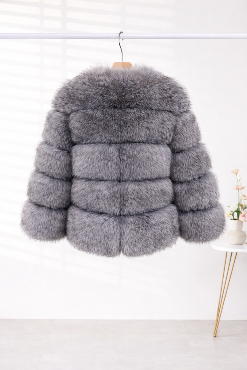 Glacier Plush Faux Fur Coat