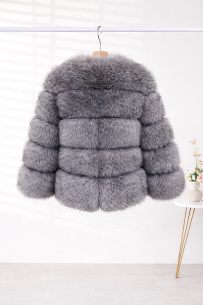 Glacier Plush Faux Fur Coat