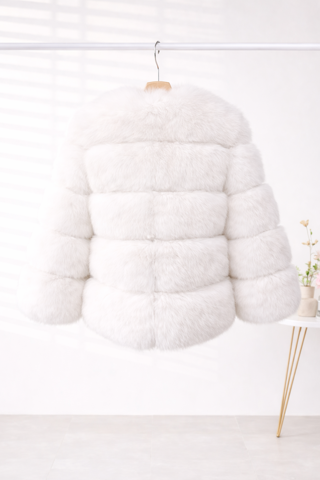 Glacier Plush Faux Fur Coat