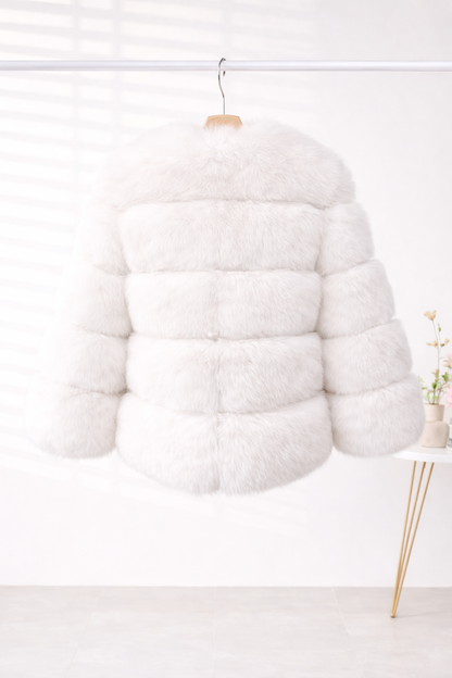 Glacier Plush Faux Fur Coat