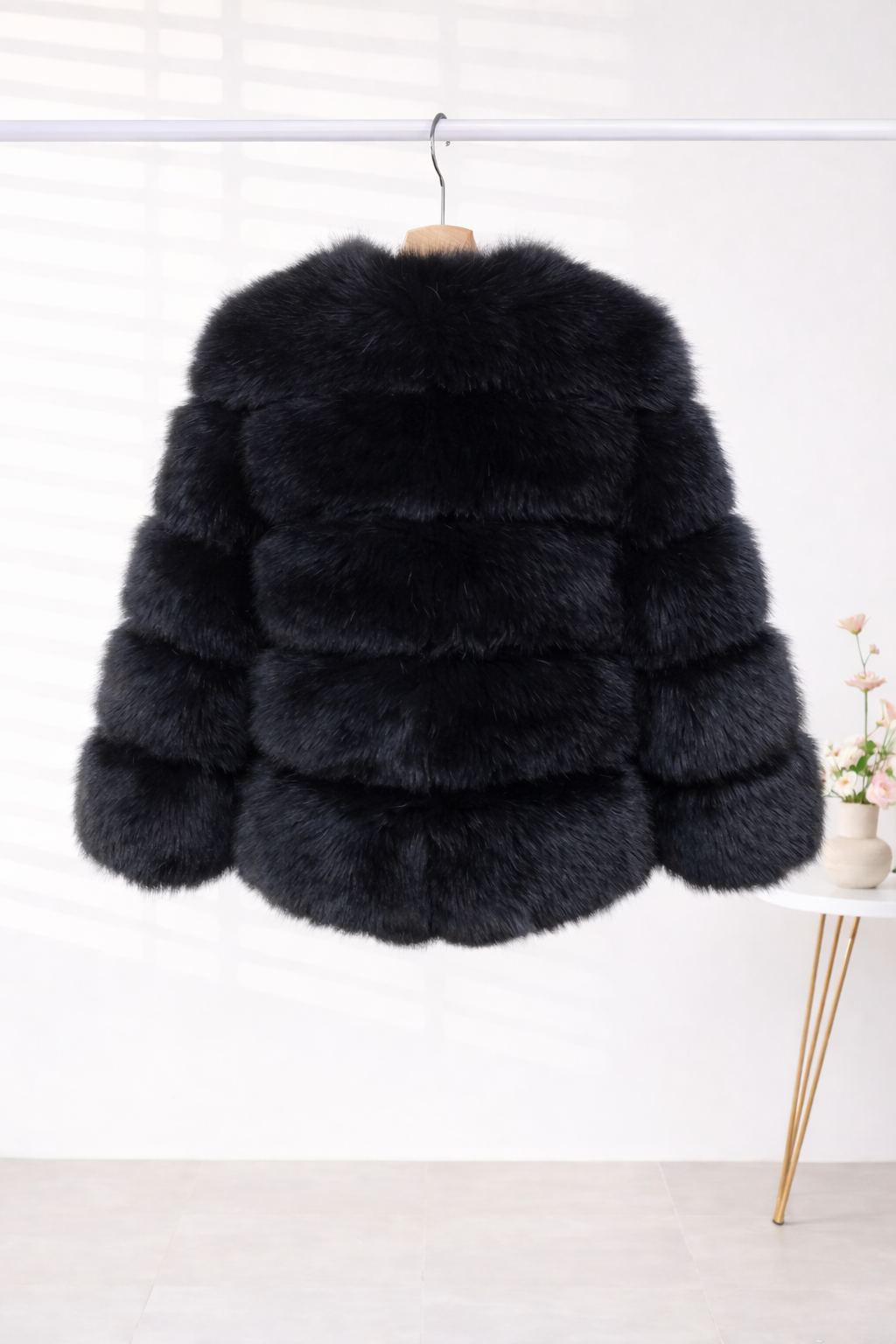 Glacier Plush Faux Fur Coat