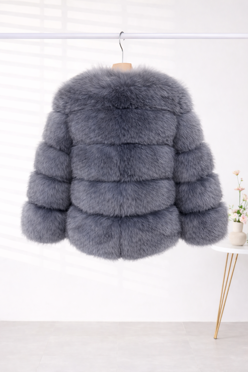 Glacier Plush Faux Fur Coat