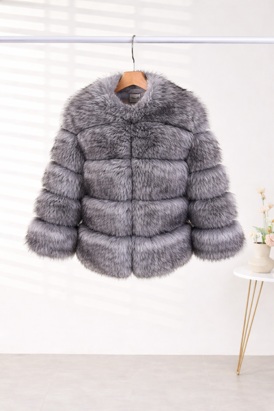 Glacier Plush Faux Fur Coat