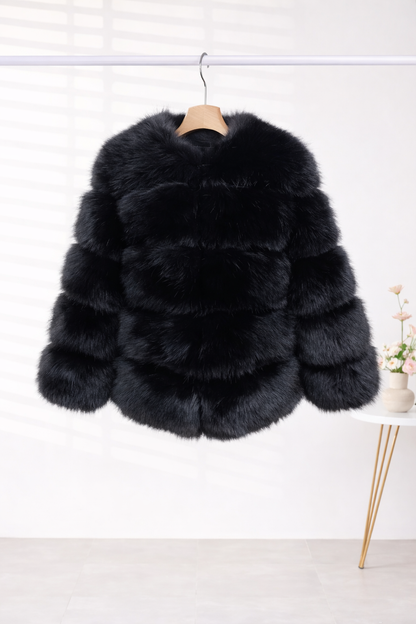 Glacier Plush Faux Fur Coat